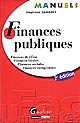Finances publiques : finances de l'État, finances locales, finances sociales, finances européennes