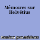 Mémoires sur Helvétius