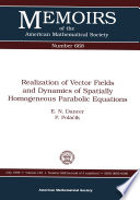 Realization of vector fields and dynamics of spatially homogeneous parabolic equations