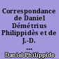 Correspondance de Daniel Démétrius Philippidès et de J.-D. Barbié du Bocage (1794-1819)