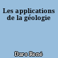 Les applications de la géologie