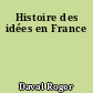 Histoire des idées en France