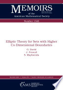 Elliptic theory for sets with higher co-dimensional boundaries