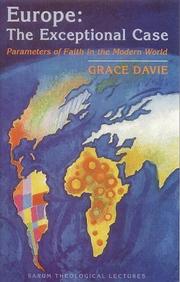 Europe : the exceptional case : parameters of faith in the modern world