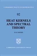Heat kernels and spectral theory