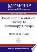 From representation theory to homotopy groups
