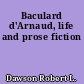 Baculard d'Arnaud, life and prose fiction