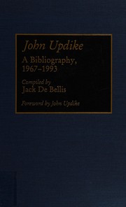 John Updike : A bibliography, 1967-1993
