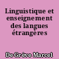 Linguistique et enseignement des langues étrangères