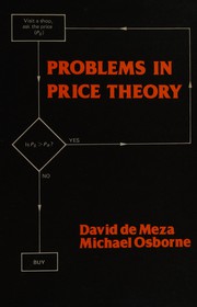 Problems in price theory