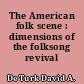 The American folk scene : dimensions of the folksong revival