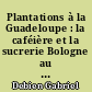 Plantations à la Guadeloupe : la caféière et la sucrerie Bologne au Baillif (1787)