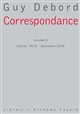 Correspondance : Volume V : Janvier 1973-décembre 1978