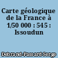 Carte géologique de la France à 1/50 000 : 545 : Issoudun