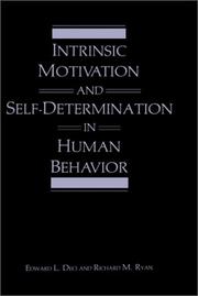 Intrinsic motivation and self-determination in human behavior