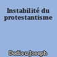 Instabilité du protestantisme