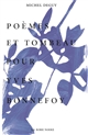 Poèmes et tombeau pour Yves Bonnefoy