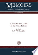 A continuum limit of the Toda lattice