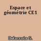 Espace et géométrie CE1