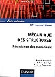 Mécanique des structures : résistance des matériaux : aide-mémoire