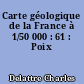 Carte géologique de la France à 1/50 000 : 61 : Poix