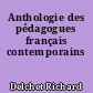 Anthologie des pédagogues français contemporains