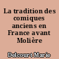 La tradition des comiques anciens en France avant Molière