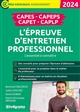 L'épreuve d'entretien professionnel aux CAPES, CAPET, CAPEPS, CAPLP