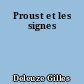 Proust et les signes