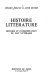 Histoire, littérature : histoire et interprétation du fait littéraire