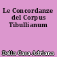 Le Concordanze del Corpus Tibullianum