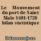 Le 	Mouvement du port de Saint Malo 1681-1720 bilan statistique
