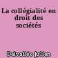 La collégialité en droit des sociétés
