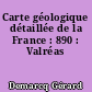 Carte géologique détaillée de la France : 890 : Valréas