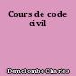 Cours de code civil