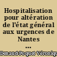 Hospitalisation pour altération de l'état général aux urgences de Nantes en 1995
