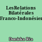 LesRelations Bilatérales Franco-Indonésiennes
