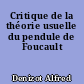 Critique de la théorie usuelle du pendule de Foucault
