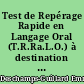 Test de Repérage Rapide en Langage Oral (T.R.Ra.L.O.) à destination des enseignants de Moyenne Section de Maternelle