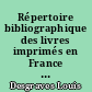 Répertoire bibliographique des livres imprimés en France au XVIIe siècle : 14 : Bordeaux
