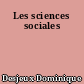 Les sciences sociales