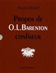 Propos de O.-L. Barenton confiseur : ancien élève de polytechnique