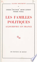 Les familles politiques : Aujourd'hui en France