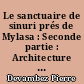 Le sanctuaire de sinuri prés de Mylasa : Seconde partie : Architecture et céramique