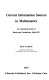Current information sources in mathematics : an annotated guide to books and periodicals, 1960-1972