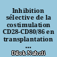 Inhibition sélective de la costimulation CD28-CD80/86 en transplantation : mécanismes d'action des cellules régulatrices