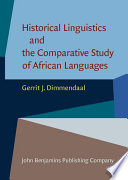 Historical linguistics and the comparative study of African languages