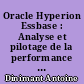 Oracle Hyperion Essbase : Analyse et pilotage de la performance de l'entreprise : Cours et ateliers