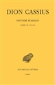 Histoire romaine : Livres 78, 79 & 80