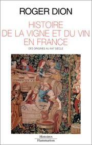 Histoire de la vigne et du vin en France : des origines au XIXe siècle